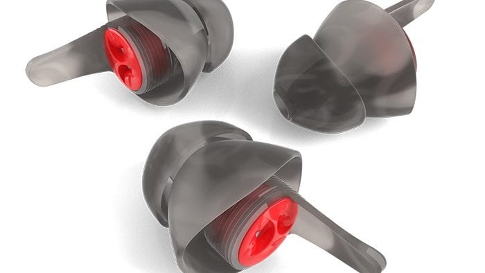 Motorcycle hearing protection ear plugs made by EarPeace