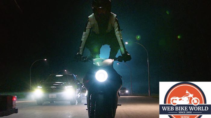 a frontal view of a character in