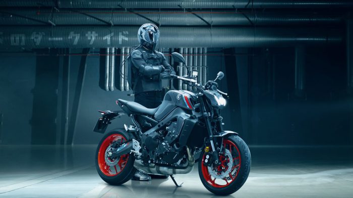 A view of the new Yamaha MT-09