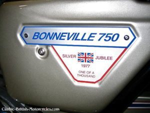 1977 Triumph Bonneville Sliver Jubilee