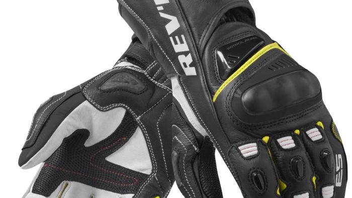 REV'IT official product photo of the Jerez 3 gloves in Black/Neon Yellow