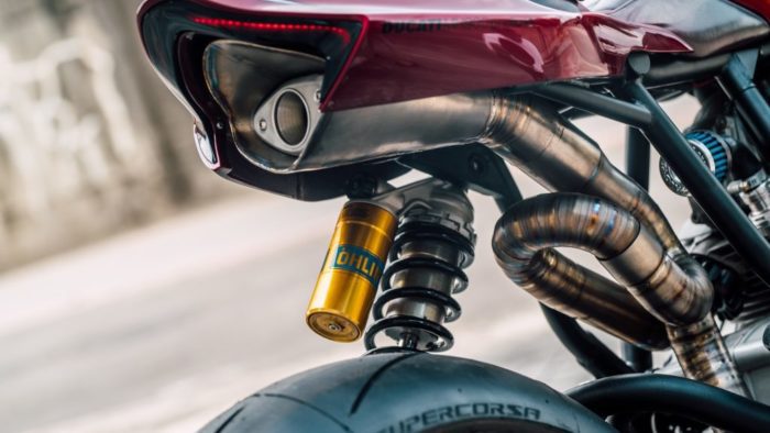 A 1979 Ducati MH900e, modded out by Onehandmade customs; media gleaned from Onehandmade's Facebook page