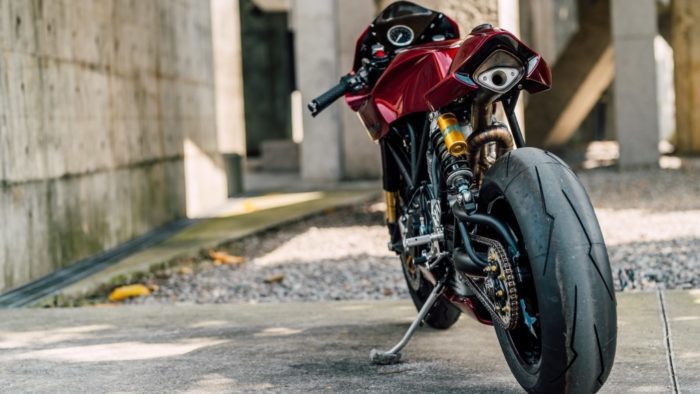 A 1979 Ducati MH900e, modded out by Onehandmade customs; media gleaned from Onehandmade's Facebook page