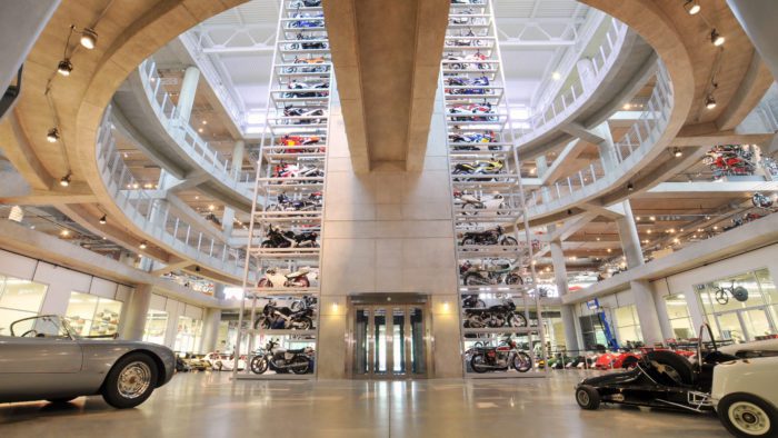 A view of the Barber Vintage Motorcycle Museum
