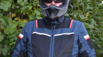 A frontal view of the Rev’It! Tornado 3 Mesh Jacket