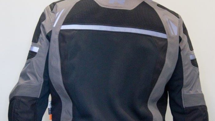 Rear view of the Richa Airstorm WP Jacket