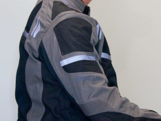 Side-view of man wearing Richa Airstorm WP Jacket