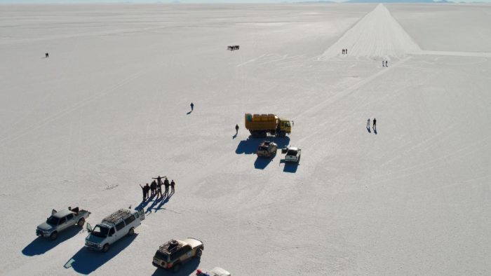Guy Martin with the 52 Express - a 30-foot streamliner with the 50-year old turbine engine of a Rolls Royce Gem helicopter - attempting to break the World Land Speed Record for January 2023, in Bolivia. Media: Second round of test runs complete