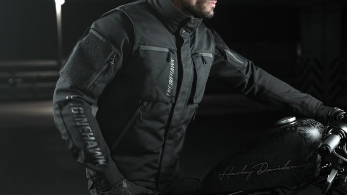 A close-up view of the Tactical Shirt and Combat Gilet (vest) from Enginehawk Motorcycle Gear (developed by Enginehawk)