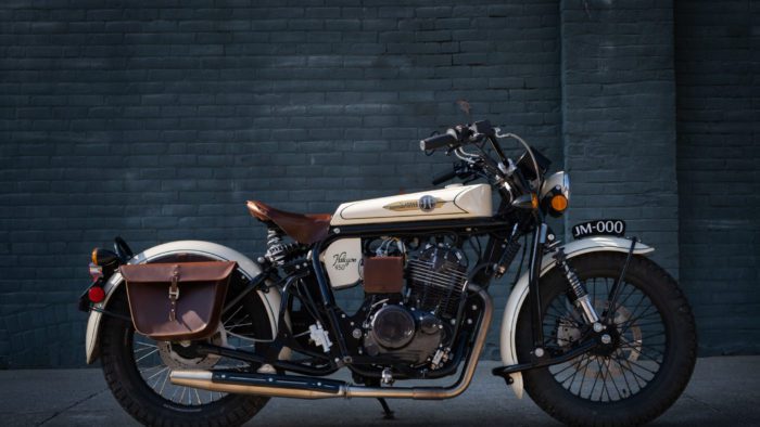 A side view of the Halcyon 450