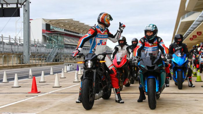 A view of the RideSmart Motorcycle School