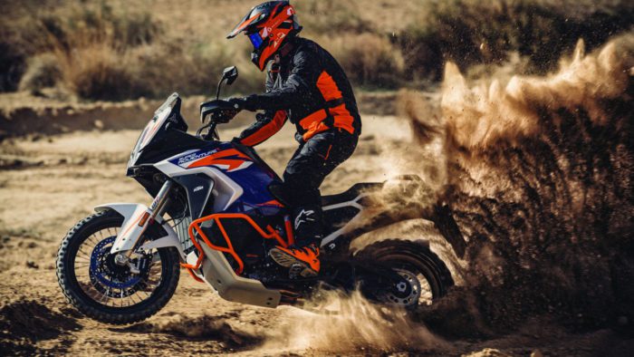 A view of the all-new KTM 1290 Super Adventure R, soon to be available in the US