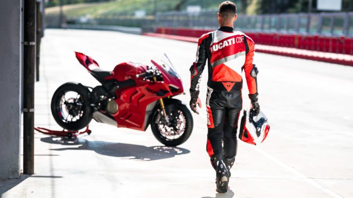 A view of the new 2022 Ducati Apparel line, which features gear designed for Racing, Sporty riding, Touring and Urban Commutes (including a 'lifestyle range')