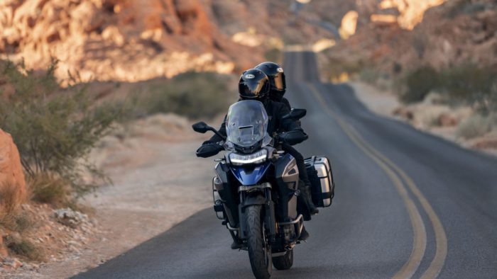 A view of the all-new Triumph Tiger 1200 range, now available from select dealerships. Including the GT, GT Pro, GT Explorer, Rally Pro and Rally Explorer