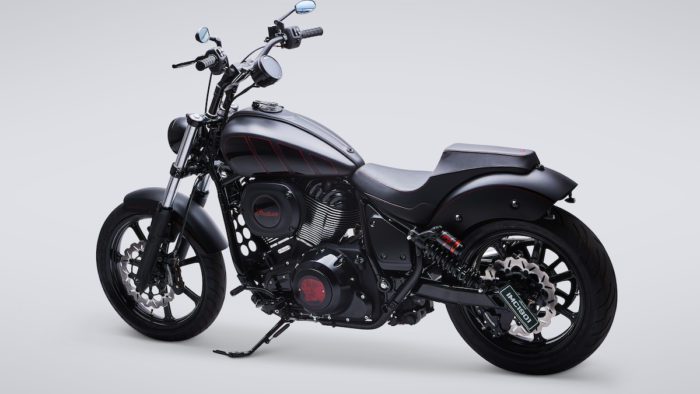 Media connected to the custom indian chief build from indian motorcycles, created by FMX legend Carey Hart