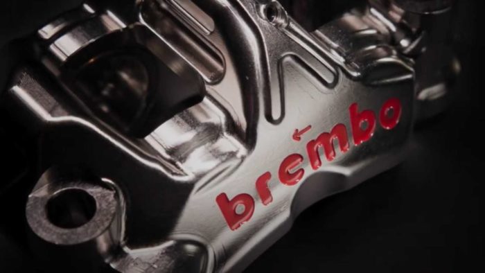 A view of a brake from Brembo