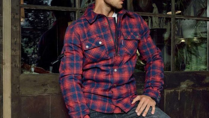 A view of the newest addition to Segura's rack: The Sierra Textile Motorcycle Jacket