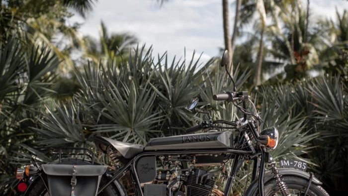 A view of the motorcycles available from Janus Motorcycles