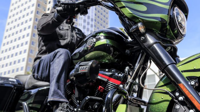 A view of the new bikes available from Harley-Davidson, including new CVO models