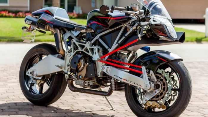 A view of the 2008 Vyrus 984 C3 2V Razzetto that sold on auction for 45 thousand American