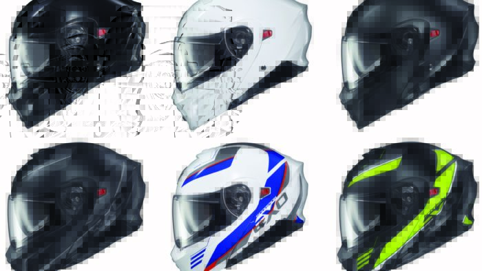 Various colourways available for the EXO GT930 helmet
