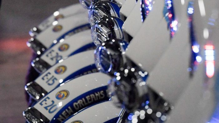 A view of the new Harley-Davidson motorcycles that the NOPD Special Operations Division was given with blessing from their Mayor and the city council