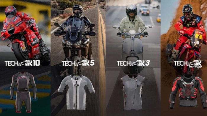 A view of the new Tech-Air airbag systems from Alpinestars