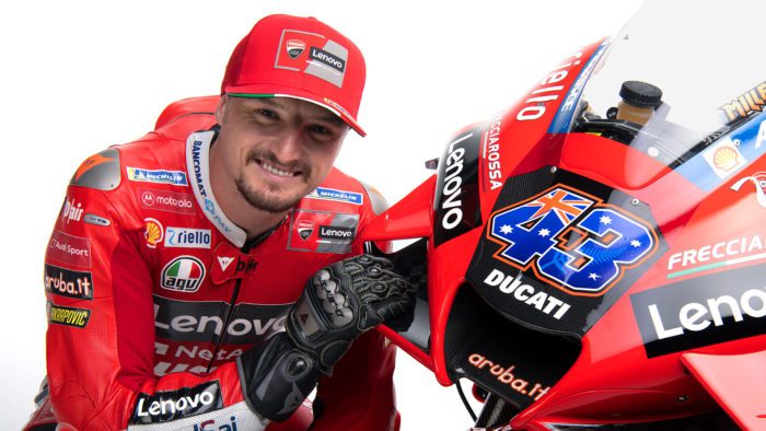 Ducati Lenovo Team Jack Miller who has just tested positive for COVID-19