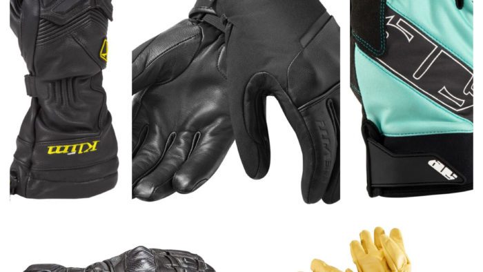 Collage of winter motorcycle gloves over 20% off
