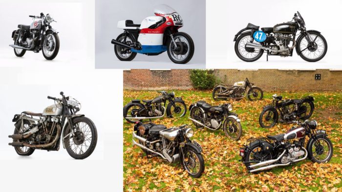 A view of the Brough Superior Superbikes that will be fronting the Bonhams Spring Stafford Sale in a handful of weeks