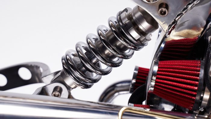 A view of Jade - Tamara's 100th motorcycle, offered on auction at no reserve