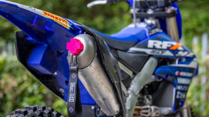 A view of the new exhaust bung currently available from Muc-Off, and also at select retailers