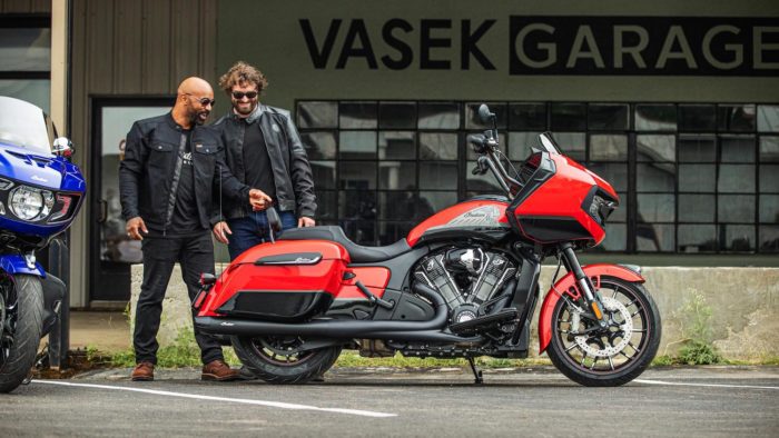 A view of the Indian Challenger: side view