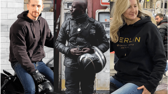 A view of the three new members of the Merlin biker collective that has just gone live as of this past weekend