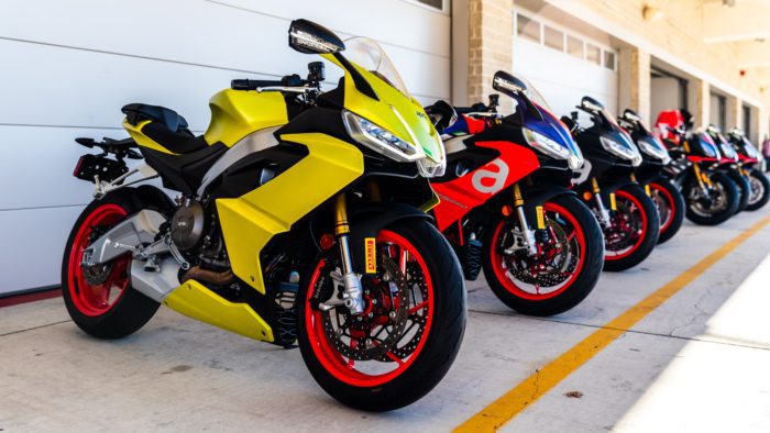 A view of the Aprilia Racer Days that will be happening between May and October of this year, with scads of chances to rub shoulders with racing icons, as well as try out the latest from Dainese, AGV, Pirelli and Aprilia's sport bike lineup.