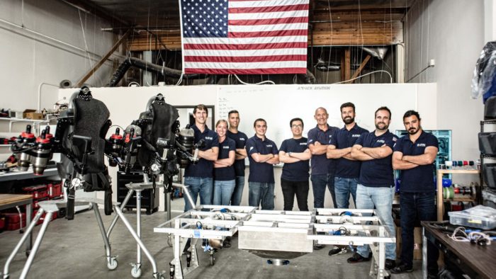 A view of the flying motorcycle prototype for which JetPack Aviation has just begun Round Two