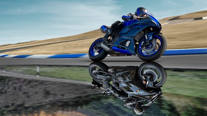 A view of the R7 and the Yamaha MT-07