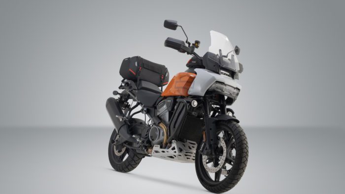 A view of the Pan America accessories currently made available with SWMotech, and will be ready to purchase this summer of 2022.