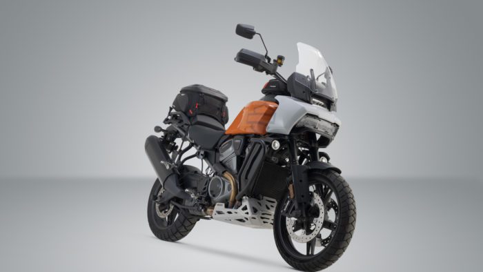 A view of the Pan America accessories currently made available with SWMotech, and will be ready to purchase this summer of 2022.
