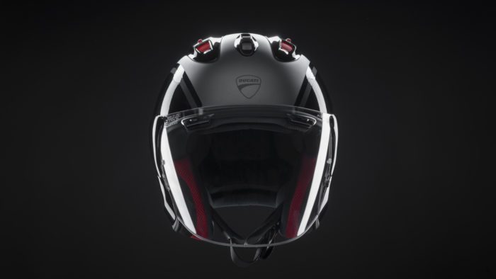 A view of the Ducati XDiavel Nera, complete with dedicated accoutrements