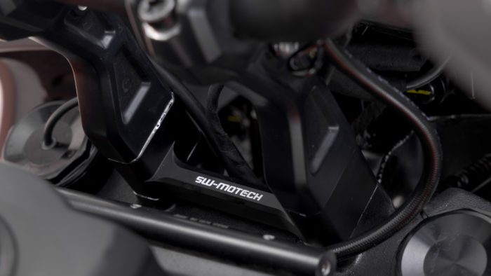 A view of the Pan America accessories currently made available with SWMotech, and will be ready to purchase this summer of 2022.