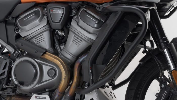 A view of the Pan America accessories currently made available with SWMotech, and will be ready to purchase this summer of 2022.