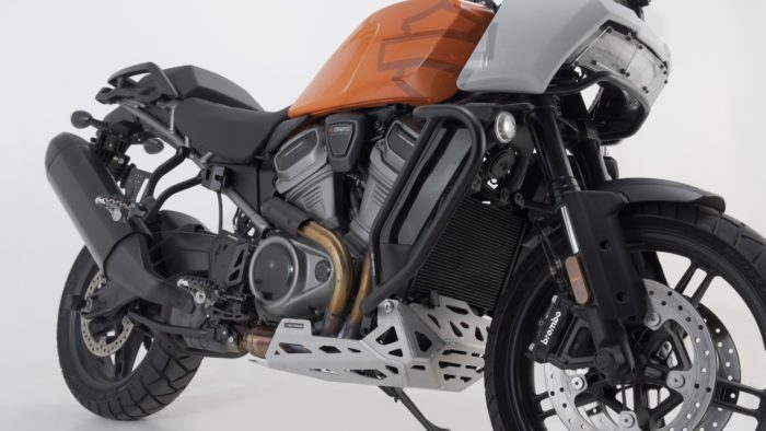 A view of the Pan America accessories currently made available with SWMotech, and will be ready to purchase this summer of 2022.