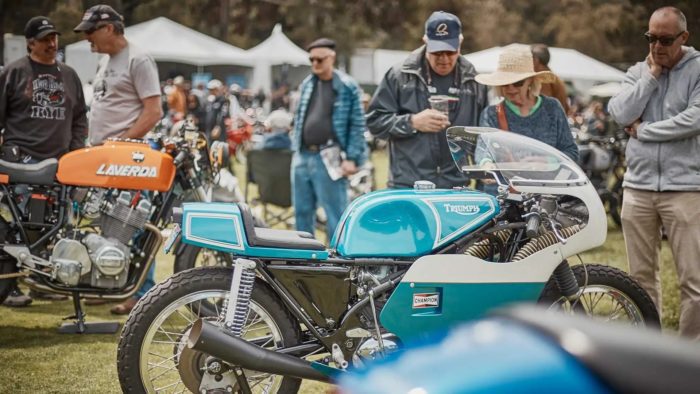 A view of the Quail motorcycle gathering